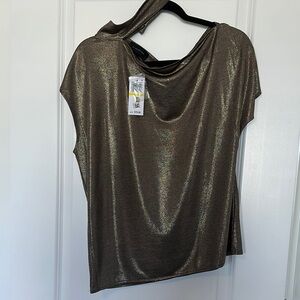 Elegant Metallic Top